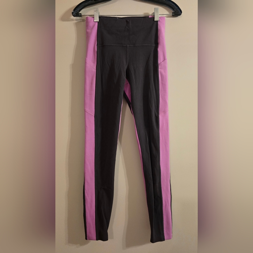Athleta Pink & Gray Yoga Pants / Joggers size XS